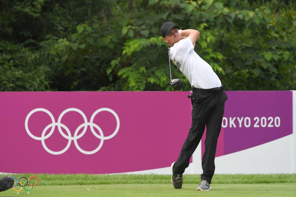 Hurly Long beim olympischen Golfturnier