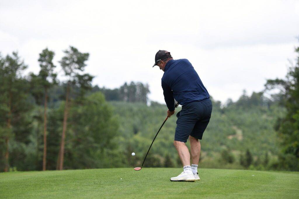 Uwe Bein beim Golf im Kurhessischen Golfclub Oberaula