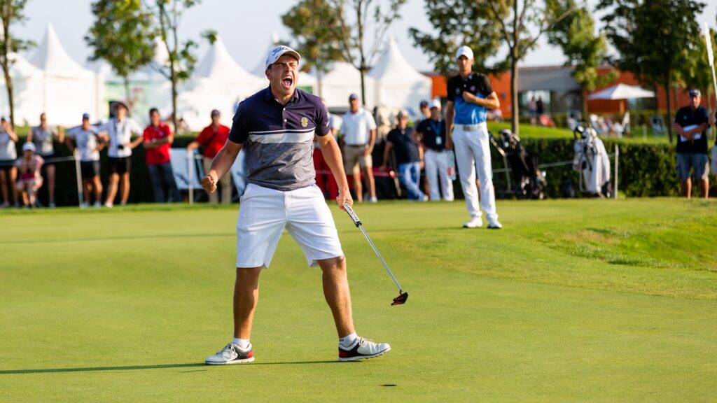 Daniel Tack im Final Four der Deutschen Golf Liga