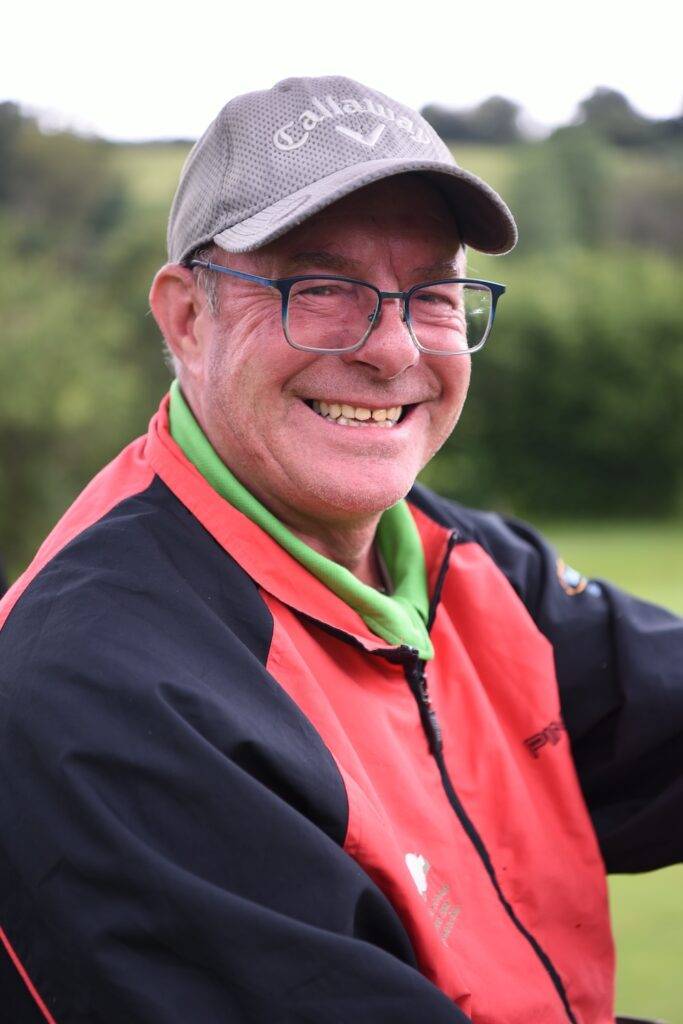 Greenkeeper Andrew McInally im Golfclub Schotten