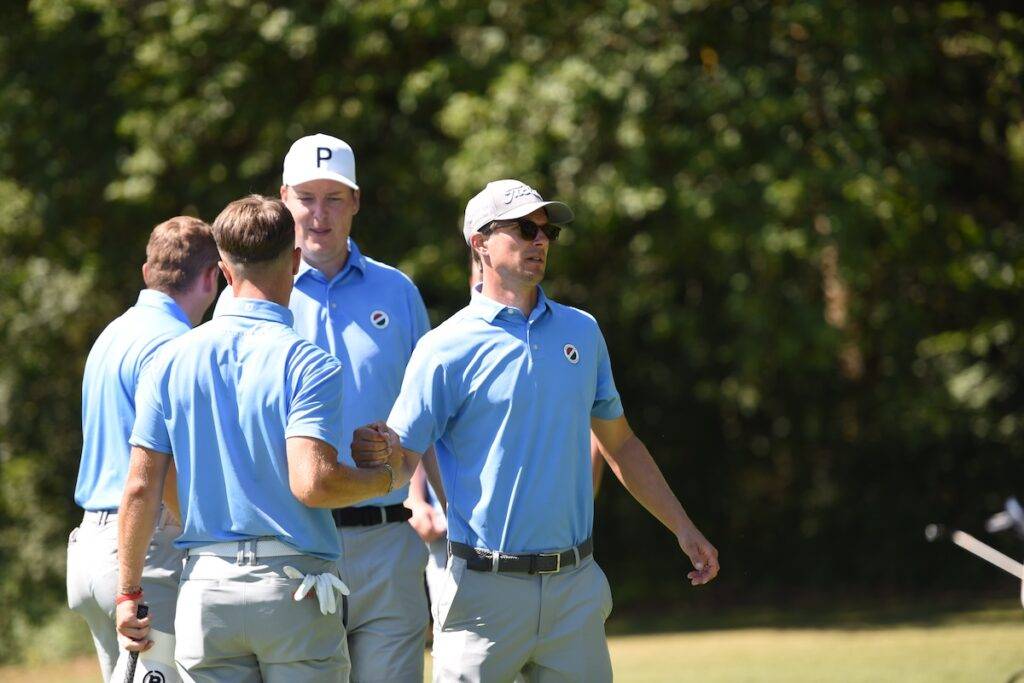 Bilder vom Relegationsspiel 2024 des Golf-Club Neuhof gegen den Golfclub Augsburg um den Aufstieg in die Erste Deutsche Golf Liga