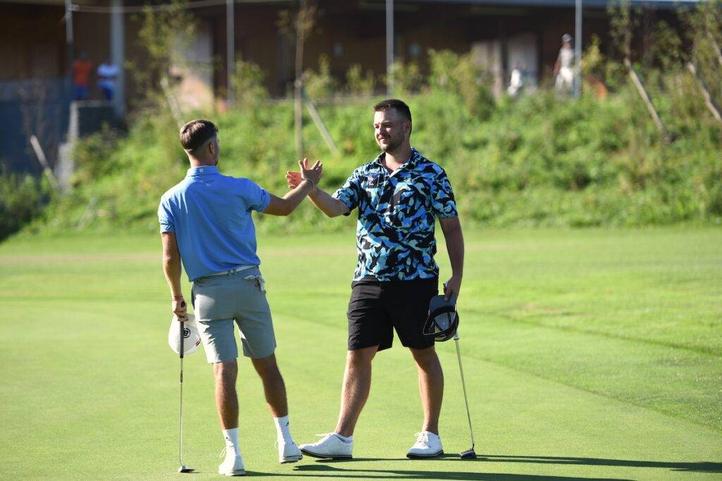 Bilder vom Relegationsspiel 2024 des Golf-Club Neuhof gegen den Golfclub Augsburg um den Aufstieg in die Erste Deutsche Golf Liga